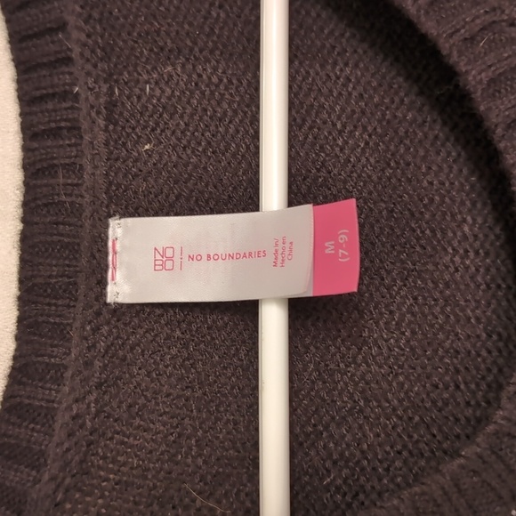 No Boundaries Nope Not Today Cat Christmas Sweater Size Medium - Picture 3 of 5